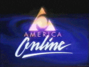 American Online 90s advertisement gif
